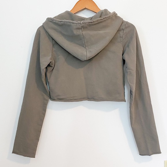 AllSaints Xonda Crop Zip Hoodie - Picture 4 of 12